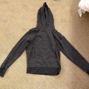 heathered grey lululemon hoodie